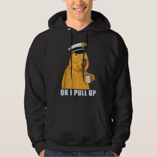 Veste À Capuche Capitaine de bateau pour hommes Capybara Ok i Tire