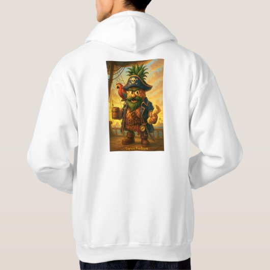 Veste À Capuche Capitaine PineBeard-Pineapple Empire (Dos)