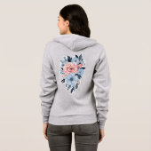 Veste À Capuche Capuche à fermeture éclair pour femme (Dos entier)