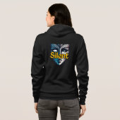 Veste À Capuche Capuche à fermeture éclair pour femmes Bella+Canva (Dos entier)