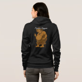 Veste À Capuche Capuche à fermeture éclair pour femmes Bella+Canva (Dos entier)