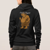 Veste À Capuche Capuche à fermeture éclair pour femmes Bella+Canva (Dos)