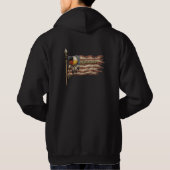 Veste À Capuche Capuche Drapeau En Lambeaux (Dos)