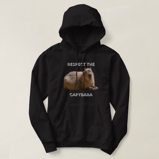 Veste À Capuche Capybara Lover respecte la Capybara Capibara Roden (Design devant)