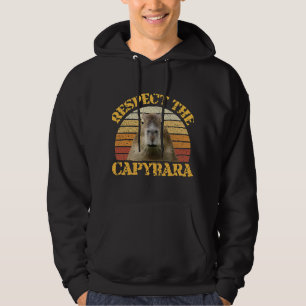 Veste À Capuche Capybara Lover Respectez L'Animal Capybara Drôle 5
