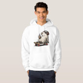 Veste À Capuche Capybara Skateboard Bubble Tea (Devant entier)