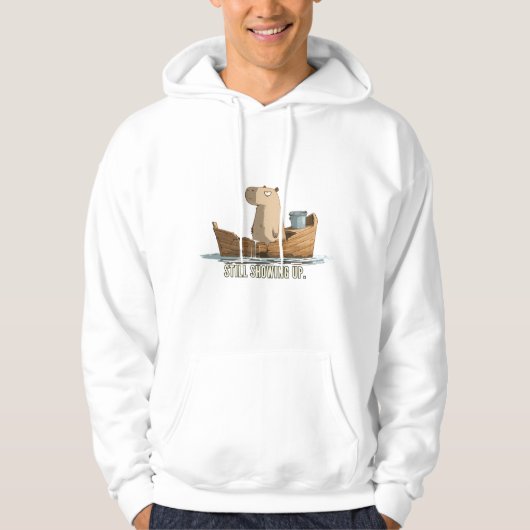 Veste À Capuche Capybara Toujours Présent (Devant)