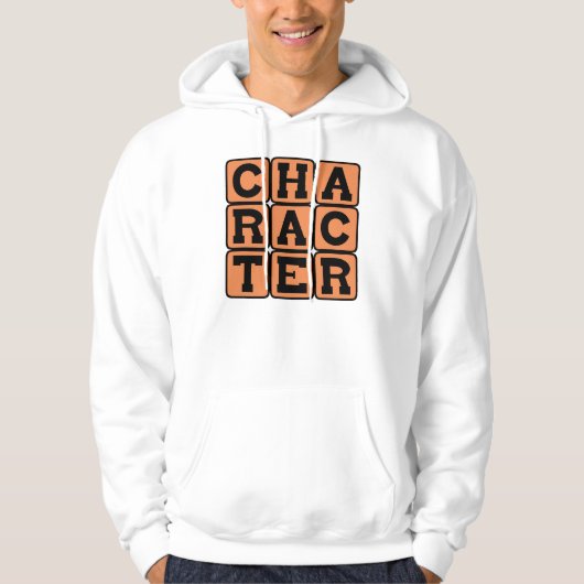 Veste À Capuche Caractère, motivation (Devant)