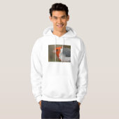 Veste À Capuche Cardinal crêté rouge (Devant entier)