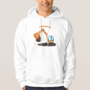 Veste À Capuche Caricature de la pelle orange