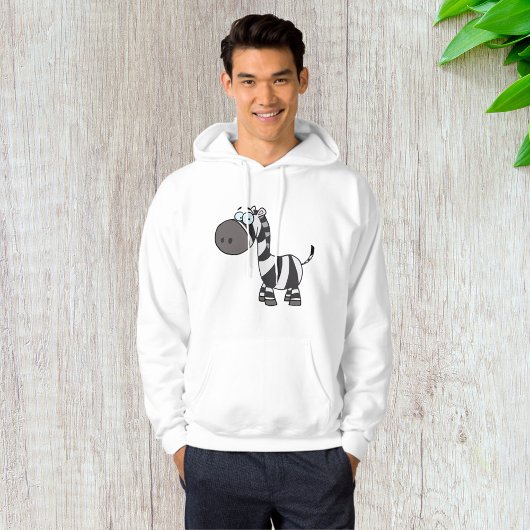 Veste À Capuche Caricature Zebra