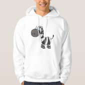 Veste À Capuche Caricature Zebra (Devant)