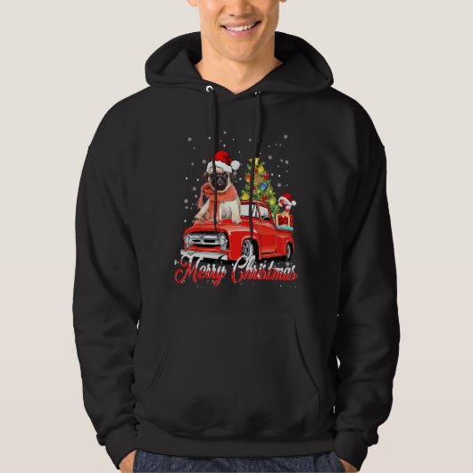 Veste À Capuche Carlin Trucker Joyeux Noël (Devant)