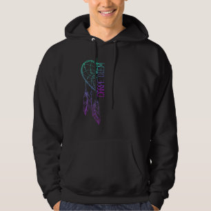 Veste À Capuche Carpe Diem Plumes de coeur Dreamcatcher 2 Fan Fun