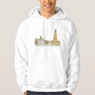 Veste À Capuche Carré du marché. Bruges Belgique