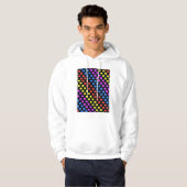 Veste À Capuche Carrés colorés (Devant entier)