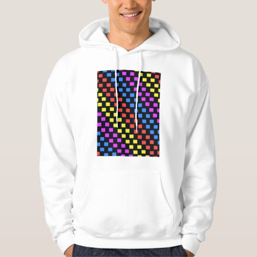 Veste À Capuche Carrés colorés (Devant)