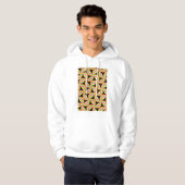 Veste À Capuche Carrés psychédéliques (Devant entier)