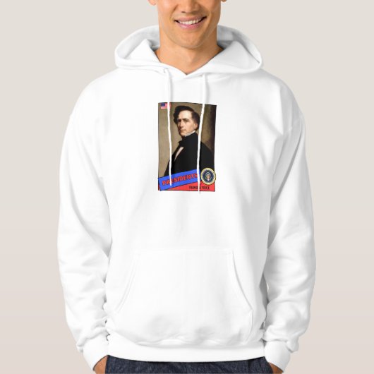 Veste À Capuche Carte de baseball de Franklin Pierce (Devant)