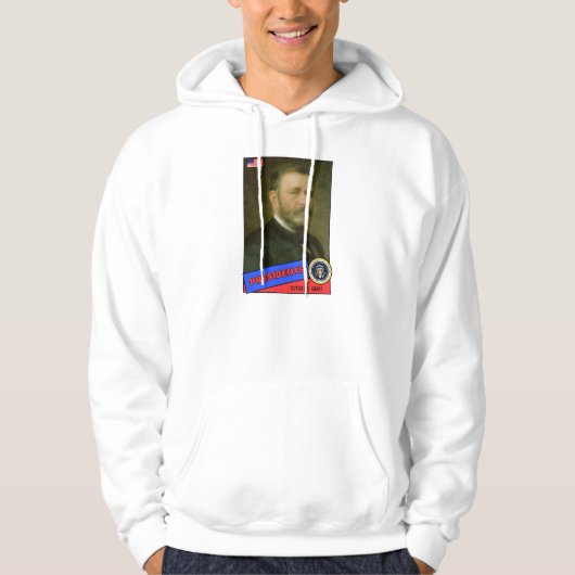 Veste À Capuche Carte de baseball Ulysses S. Grant (Devant)