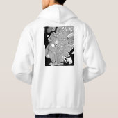 Veste À Capuche Carte de Brooklyn New York (Dos)