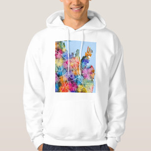 Veste À Capuche Carte de la ville de Dammam en Arabie saoudite
