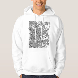 Veste À Capuche Carte de la ville de Goiânia Brésil