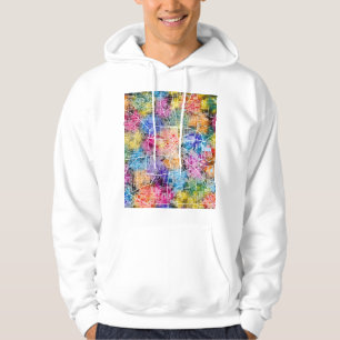 Veste À Capuche Carte de la ville de Houston Texas