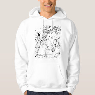 Veste À Capuche Carte de la ville de Theni Tamil Nadu
