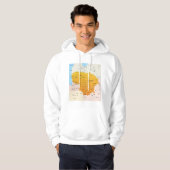 Veste À Capuche Carte De Lituanie (Devant entier)