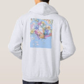 Veste À Capuche Carte de Singapour (Dos)
