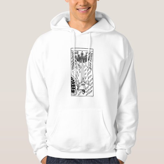 Veste À Capuche Carte de tarot : As des épées (Devant)