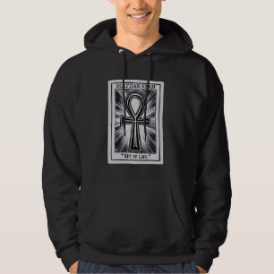 Veste À Capuche Carte de Tarot Kémetique Clé Ankh Égypte Ancienne