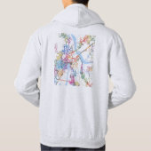 Veste À Capuche Carte de Thane Maharashtra (Dos)