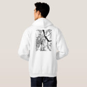 Veste À Capuche Carte de Thane Maharashtra (Dos entier)