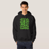 Veste À Capuche Carte des bois - Tons verts (Devant entier)
