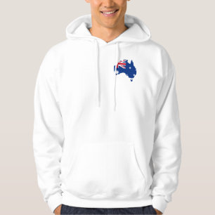 Veste À Capuche carte du drapeau australien