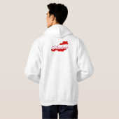 Veste À Capuche Carte du drapeau autrichien (Dos entier)