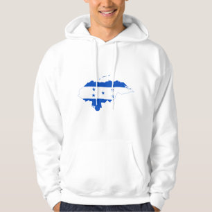 Veste À Capuche Carte HN de drapeau du Honduras