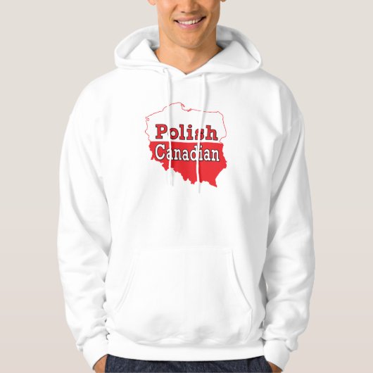 Veste À Capuche Carte polonaise (Devant)