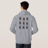 Veste À Capuche Cartes à jouer Hoody (Dos entier)