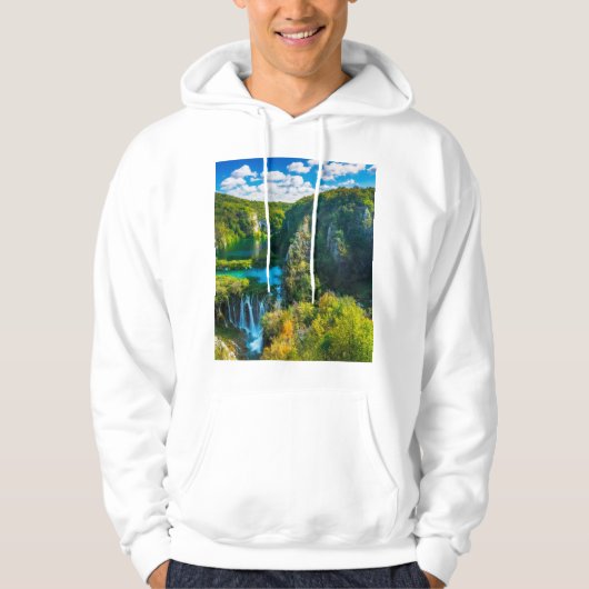 Veste À Capuche Cascade élégante, Croatie (Devant)