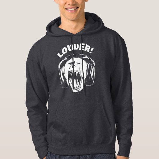 Veste À Capuche Casques Monkey Loud Music Lover (Devant)