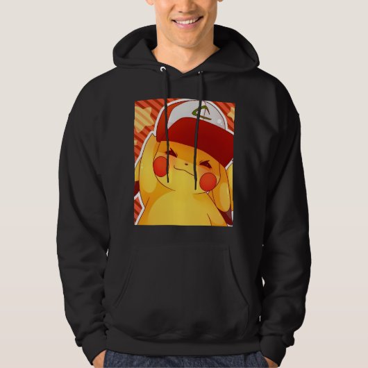 Veste À Capuche Casquette de dresseur Pikachu (Devant)