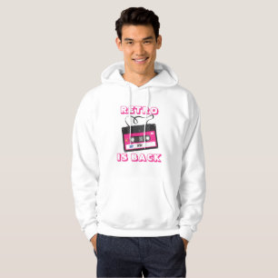 Veste À Capuche Cassette Tape Retro 80's musique Super