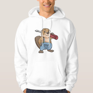 Veste À Capuche Castor comme artisan avec tournevis à fente