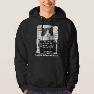 Veste À Capuche Cat Catnip M'A Fait Le Faire