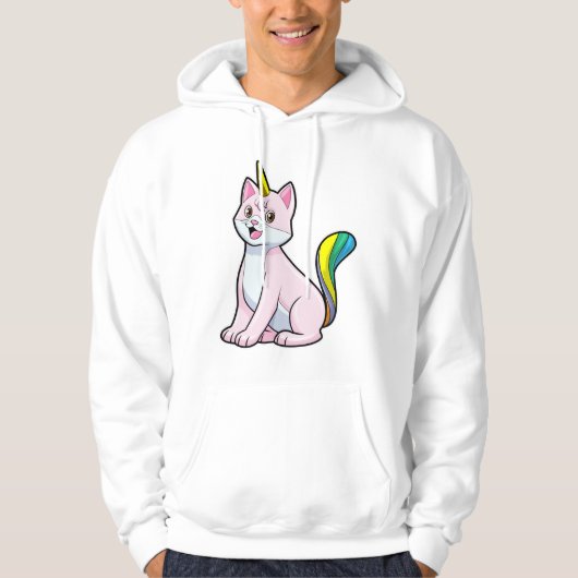 Veste À Capuche Cat Unicorn (Devant)