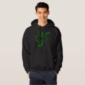 Veste À Capuche Catnip Nepetalactone Formule chimique moléculaire (Devant entier)