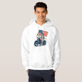 Veste À Capuche Cavalier de la liberté (Devant entier)